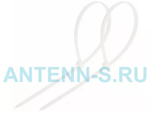 200х7,6мм кабельный хомут (стяжка) белый (100 шт) REXANT