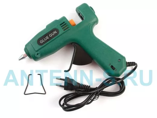 Пистолет клеевой с переключателем мощности. Мощность 40 - 80 Вт. Двойной блистер
