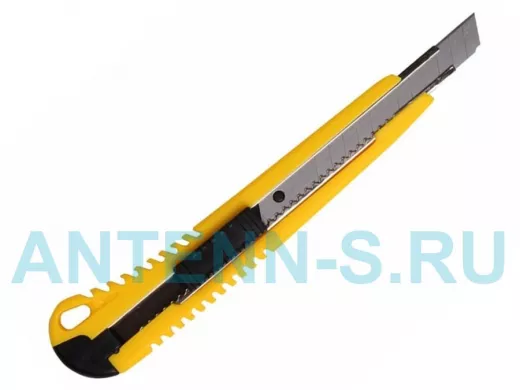 Нож с сегментированным лезвием  9 мм корпус  ABS пластик Rexant