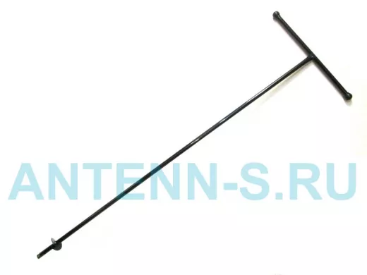 "PODPORA  VRTAK 16" бур диаметром 52мм, высота 1,2м, ручка 0,4м для заборов PODPORA-VYSOKY, OBROVSKA