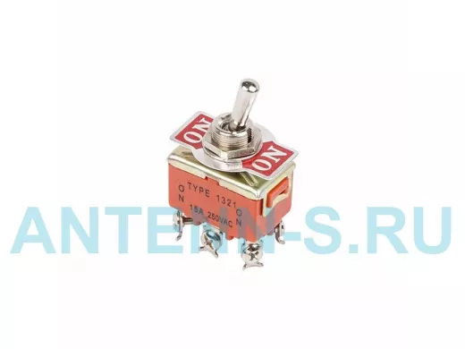 Тумблер 250V 15А (6c) ON-ON двухполюсный  REXANT