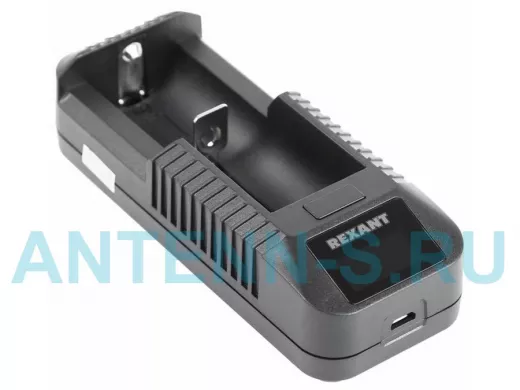 Зарядное устройство для аккумулятора 1 АКБ с жк дисплеем Rexant i1 универсальное