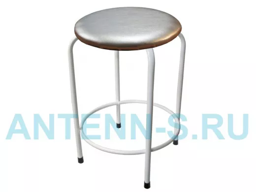 Табурет с подставкой для ног и полкой 