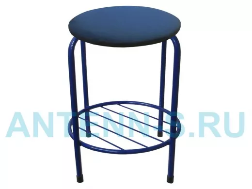 Табурет с подставкой для ног и полкой 