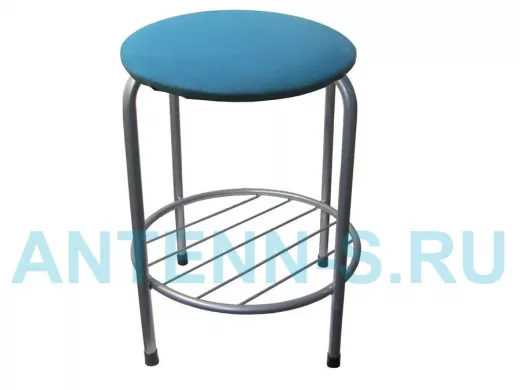 Табурет с подставкой для ног и полкой 