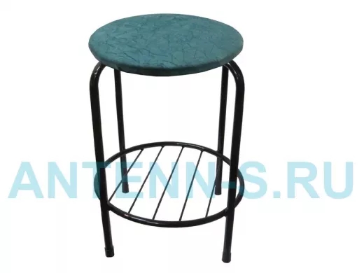 Табурет с подставкой для ног и полкой 