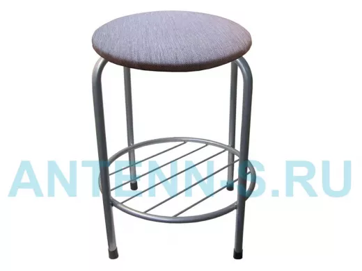 Табурет с подставкой для ног и полкой 