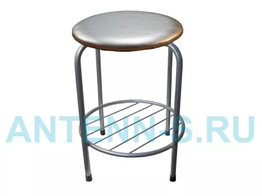 Табурет с подставкой для ног и полкой 