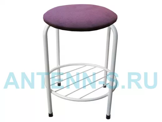 Табурет с подставкой для ног и полкой 