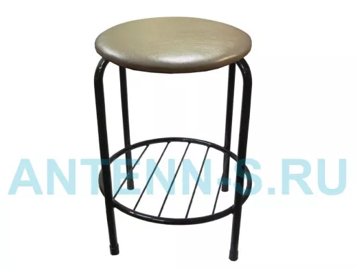 Табурет с подставкой для ног и полкой 