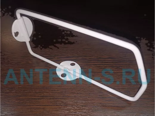 Кронштейн (К СТЕНЕ) для полки, высота 7см, вылет 15,4см, серый 