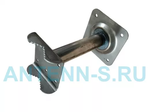 Кронштейн для видеокамеры на трубу 15...51мм вылет  15см под гермо-коробку 