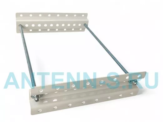 Кронштейны на столб  универсальный для шкафов, камер, прожекторов, табличек "ABIKREP-216964" сер