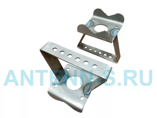 Кронштейн усиленный для прожектора на трубу 16 - 51мм с отверстием 
