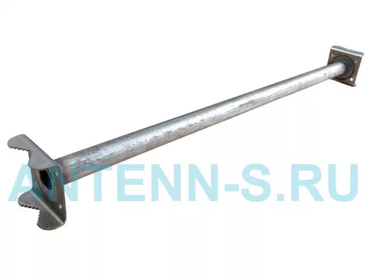 Кронштейн для параллельных труб диаметром от 15 до 51мм длина  75см "HIWOLL-217079" стальной, серый