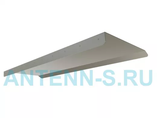 Козырёк для защиты электрощита от дождя "POHER-217431" серый, ширина 120 см, вылет 40 см, сталь 2 мм