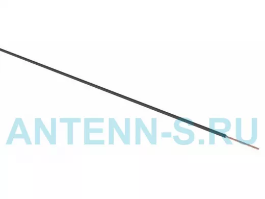 Провод ПГВА 1 х 1.50мм.кв., (бухта 100м), ЧЕРНЫЙ  REXANT