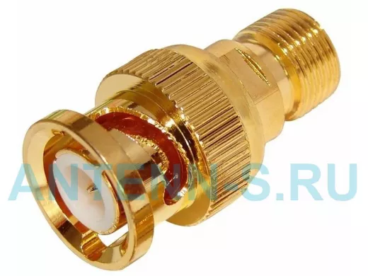 Переходник F-гнездо / BNC-штекер GOLD PROCONNECT
