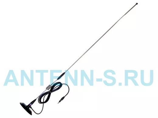 "MAG-015PK" CHROM автомобильная магнитная антенна для автомагнитолы, диапазон FM, УКВ; усилен.магнит