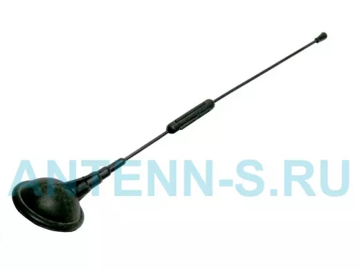 Автомобильная декоративная антенна "FIX-301K" BLACK на липучке