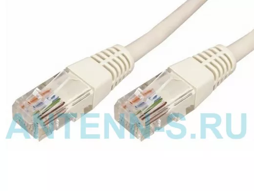 Патч-корд REXANT 25 метров  UTP 5e кат. литой  25М  СЕРЫЙ