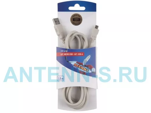 Кабель микро USB (AM/microBM)  1.8м  REXANT