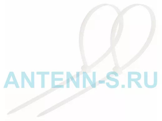 400x7,6мм кабельный хомут (стяжка нейлонoвая) nylon 100 шт. белый REXANT