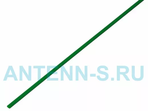 1.0 / 0.5 мм 1м термоусадка зеленая  REXANT