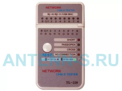 Цифровой тестер LAN "мини"  RJ-45