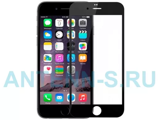 Стекло защитное iPhone  6P/6SP 2.5D BLACK