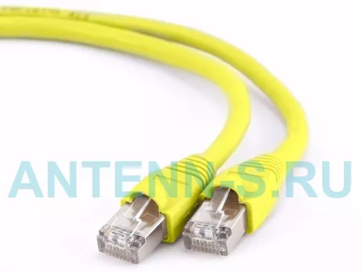Патч-корд Cablexpert PP6-5M/Y-O кат.6, 5м, FTP литой, многожильный (жёлтый) PP6-5M/Y-O