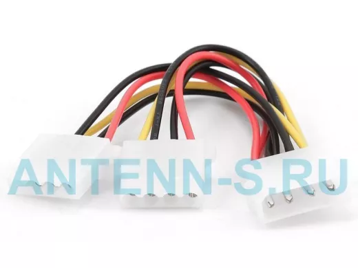 Разветвитель питания Cablexpert CC-PSU-1, Molex->2xMolex, для HDD CC-PSU-1