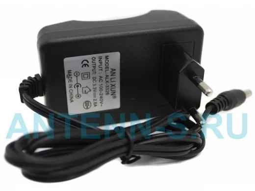 Блок питания  3,3 Вольта   2,6А  "BP-38001" ALX-3326 штекер 2,5х5,5мм, корпус (alx-03)