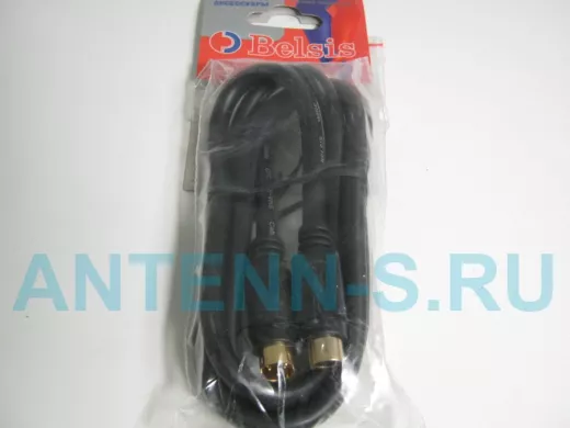 BW1121  Видеокабель S-VHS GOLD вилка/S-VHS GOLD вилка, 1.0м (шт.)  4pin