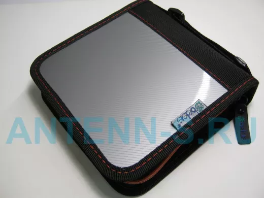 BB0428/3  Папка для СD из пластика и нейлона (серый /черный) , 28  дисков