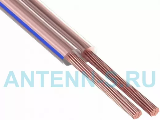 Кабель акустический прозрачный 2х1,5 мм.кв. (15 GA) BW7706  Belsis ( по100м)