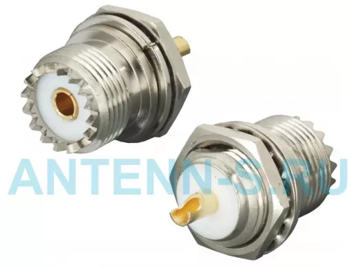 Разъем UHF U-235 PL259(мама, female) на корпус с гайкой