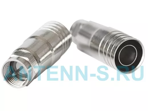 RTM  F11CR (тип F803D), F (male), обжим с пином, штекер  ОБЖИМНОЙ на кабель RG11; по 50шт (за 1шт)