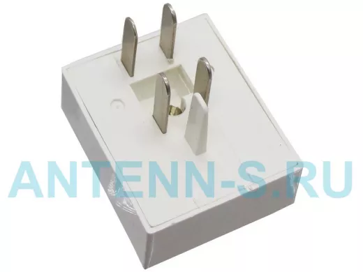 Телефонная вилка-адаптер 2 гнезда 6P4C / 1 штекер росс.тлф. TFCOM