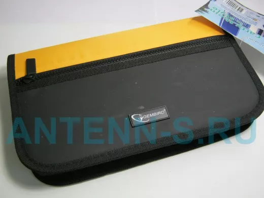 Портмоне CW-С48 на 48 CD, карман, кож.зам.+ткань