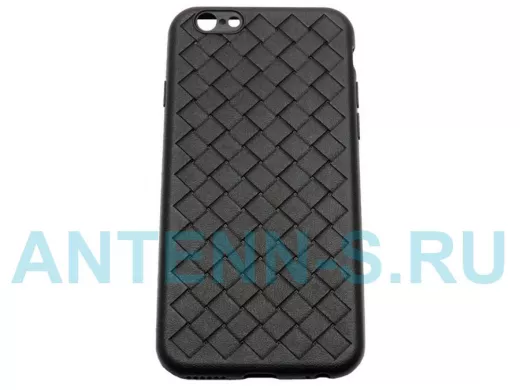Чехол Xiaomi Redmi Note 4X, силиконовый, плетёный, чёрный