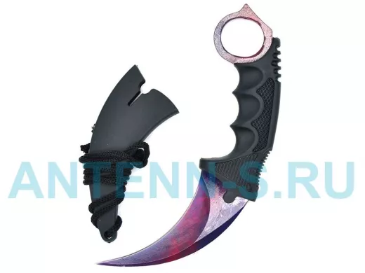 Нож Патриот PT-TRK10 (CS-209)  (Керамбит, волны рубин)