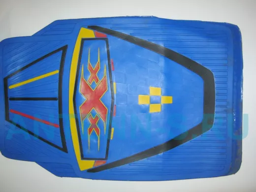 Коврики XXX синие 101 силиконовые (4 шт.) (161-170)