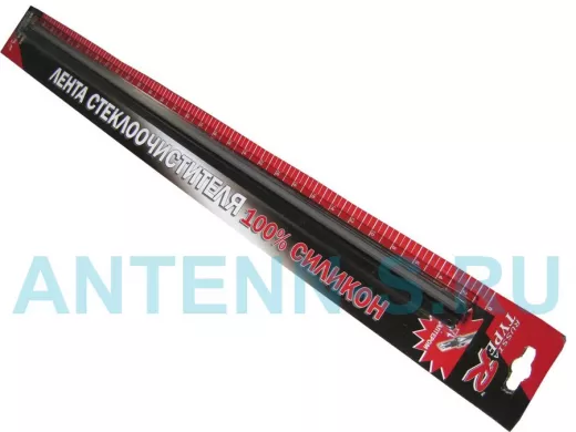 Лента стеклоочистителя (пара) силиконовая с адаптером 60 см белая RTR 06120 Multi Edge