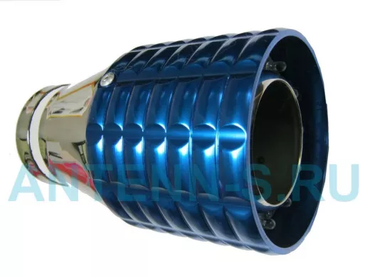 Насадка на глушитель 225 с синей подсветкой