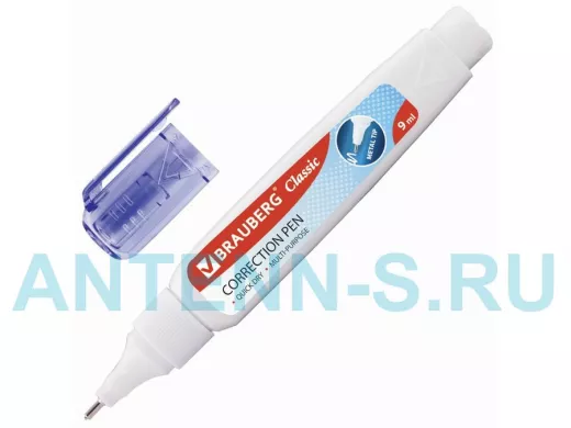 Ручка-корректор "BR-76827" 9 мл, метал. наконечник