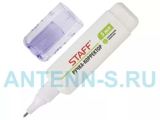 Ручка-корректор "BR-76833", 5 мл, металлический наконечник, плоский корпус