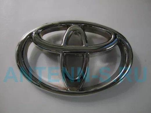 Эмблемма пластик в п/э знак Toyota хром 9,2x6 см "вставка" 01330   00000