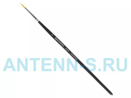 Кисть художественная проф. "BR-80141" ART CLASSIC, синтетика жесткая, круглая, № 2, короткая ручка