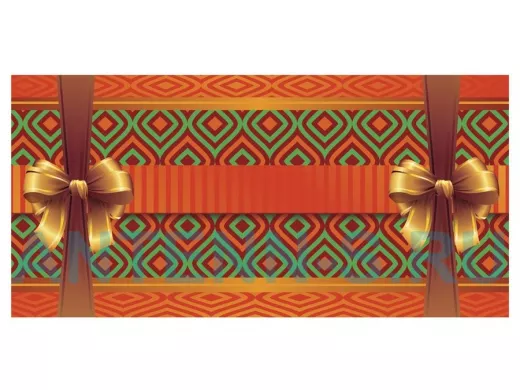 Конверт для денег, 166х82мм, выборочный лак, УЗОР "BR-80257"